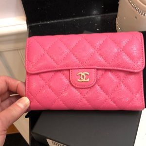 Chanel Flap Wallet.